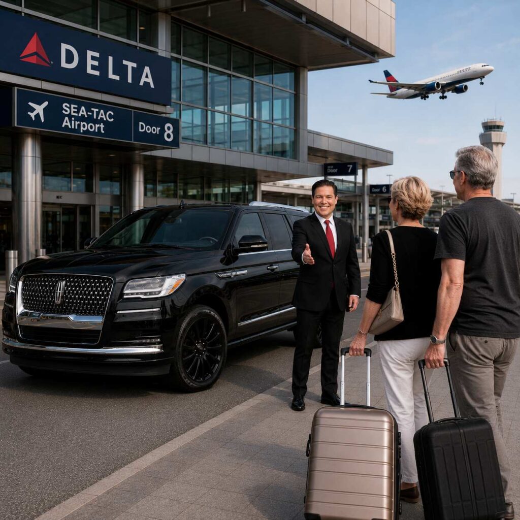 Seattle black car quote for SeaTac Airport transportation